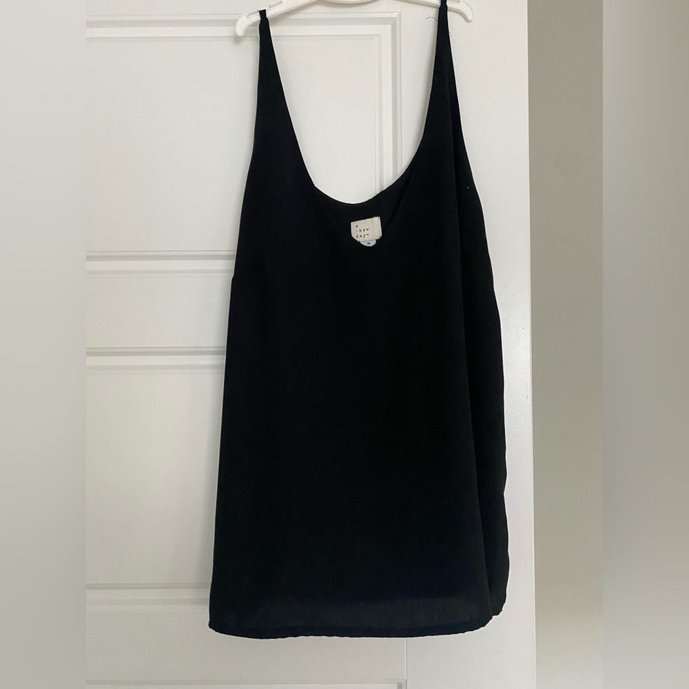 A New Day Black Tank Top/Shell